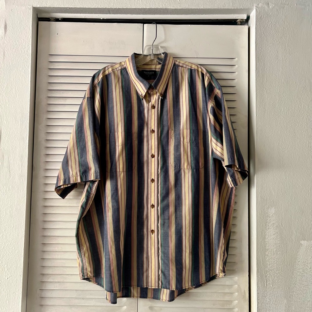 Van Heusen Striped Multicolor Men's Shirt
